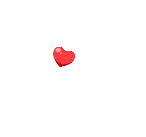 Gif animé coeur pétillant